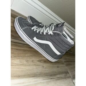 Vans Sk8 Hi Micro Herringbone Black True White Shoes Men's Size 11 US